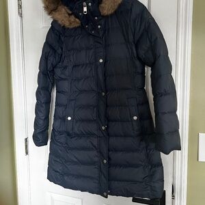 Tommy Hilfiger Hooded Water-Repellent Down Coat